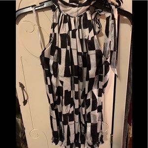 XS WHBM sleeveless silk top